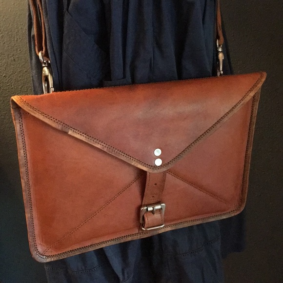 NWT Leather Tablet Tote - Picture 2 of 8